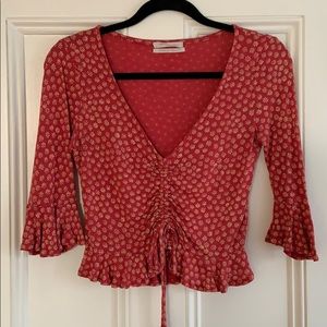red urban outfitters crop top